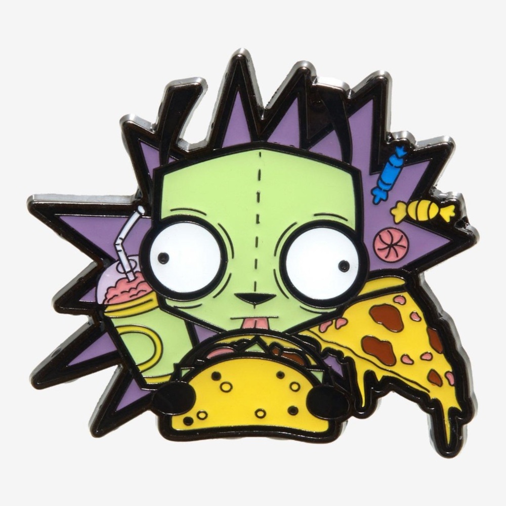 Loungefly Invader Zim GIR Snacks Enamel Pin‎ Hot Topic